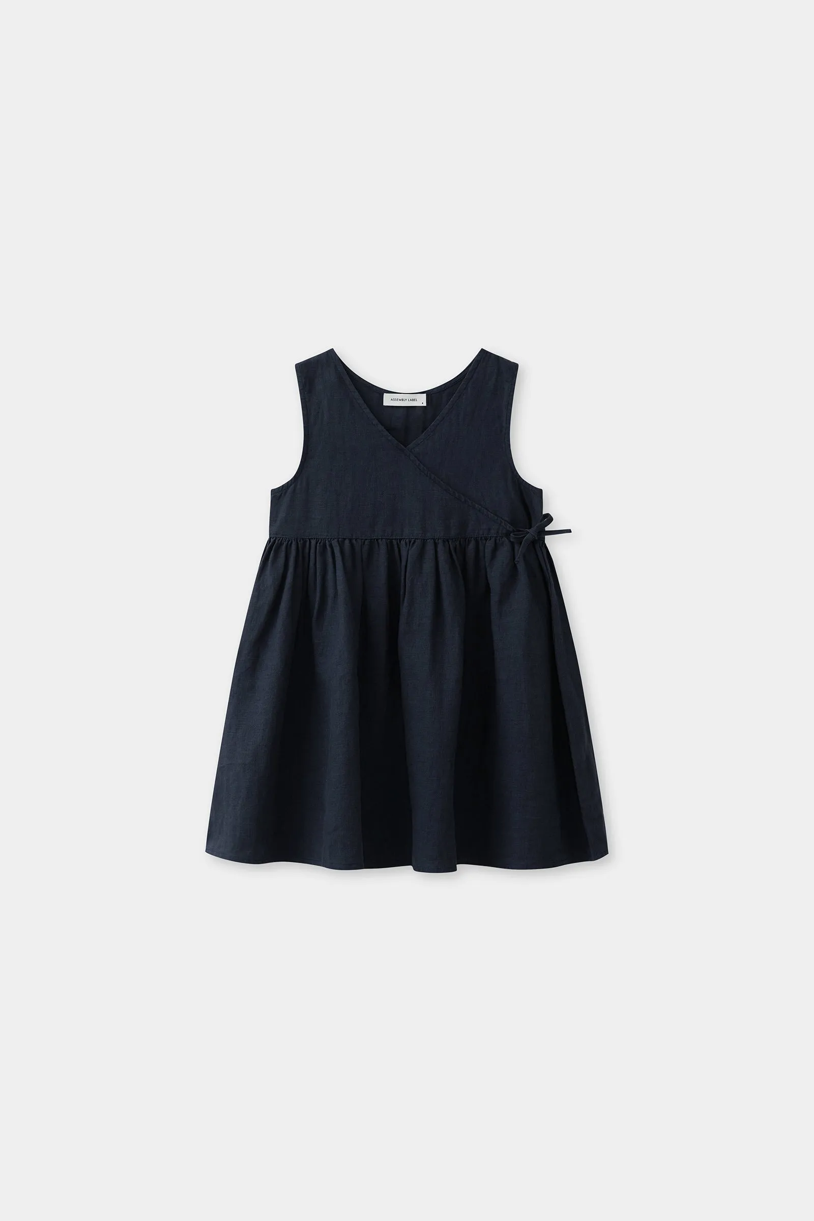 Kids Linen Tie Dress