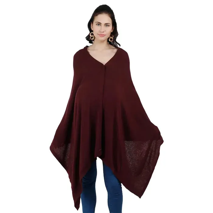 Knitted Nursing Poncho Frida (Moon)