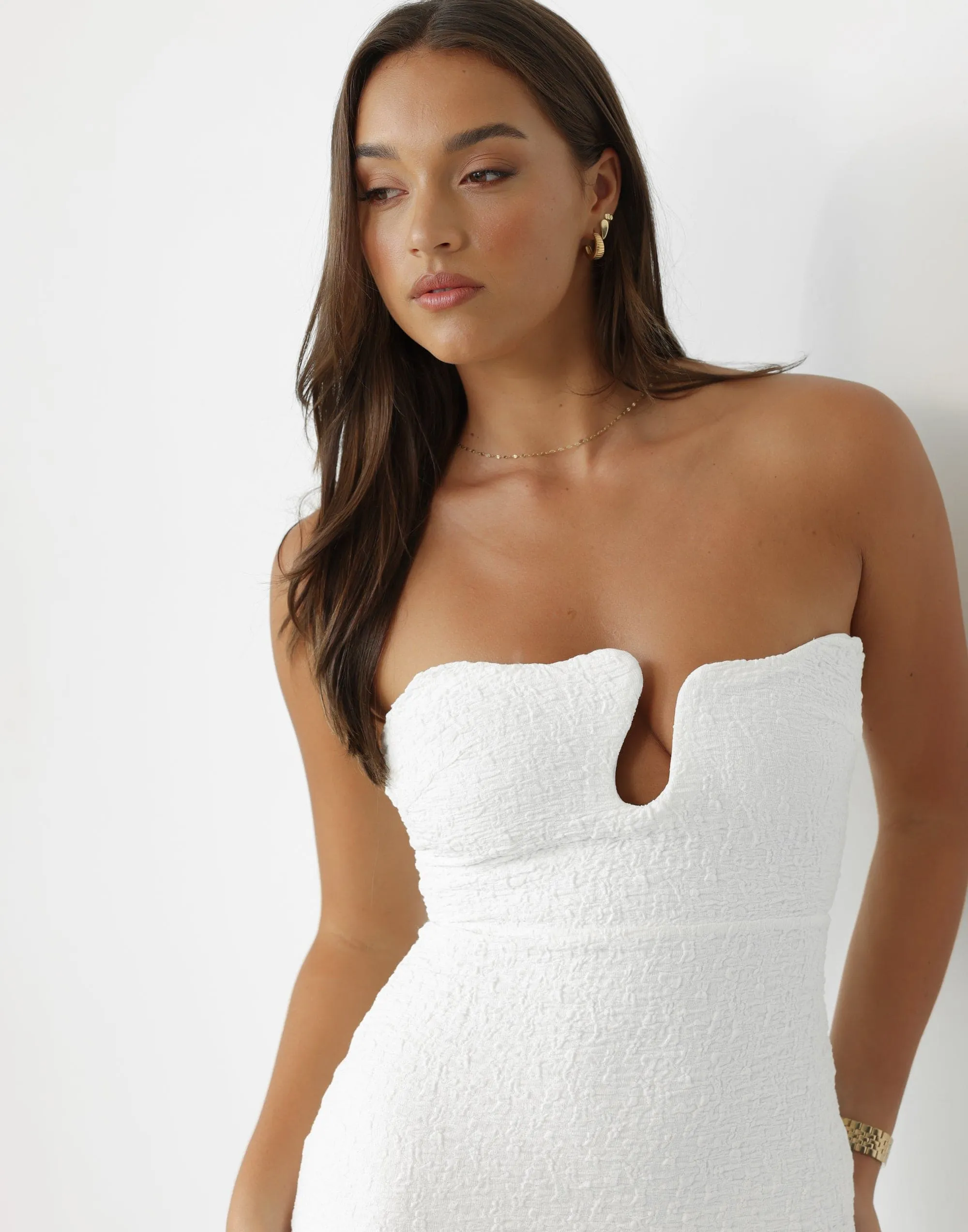 Korinna Maxi Dress (White)