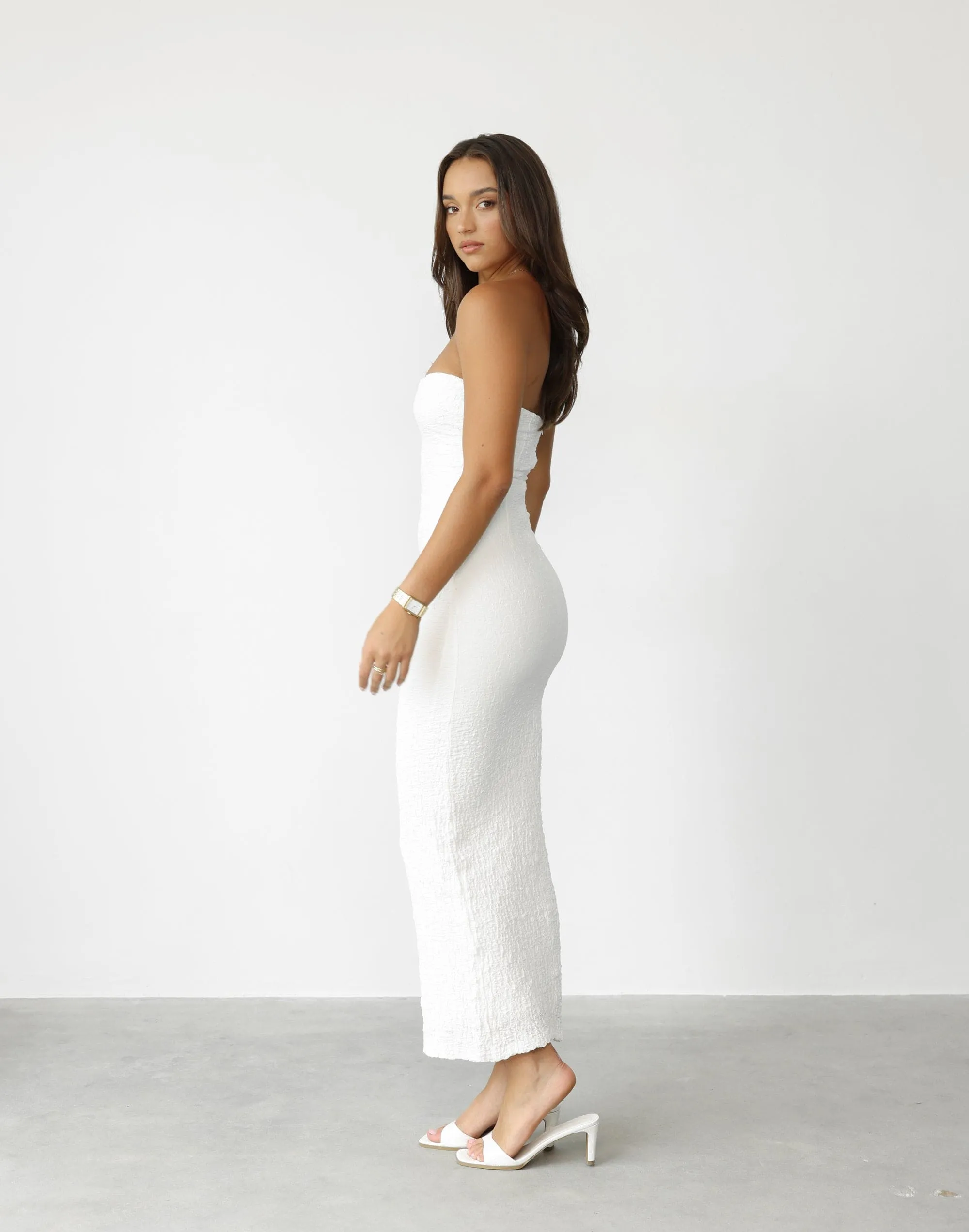 Korinna Maxi Dress (White)