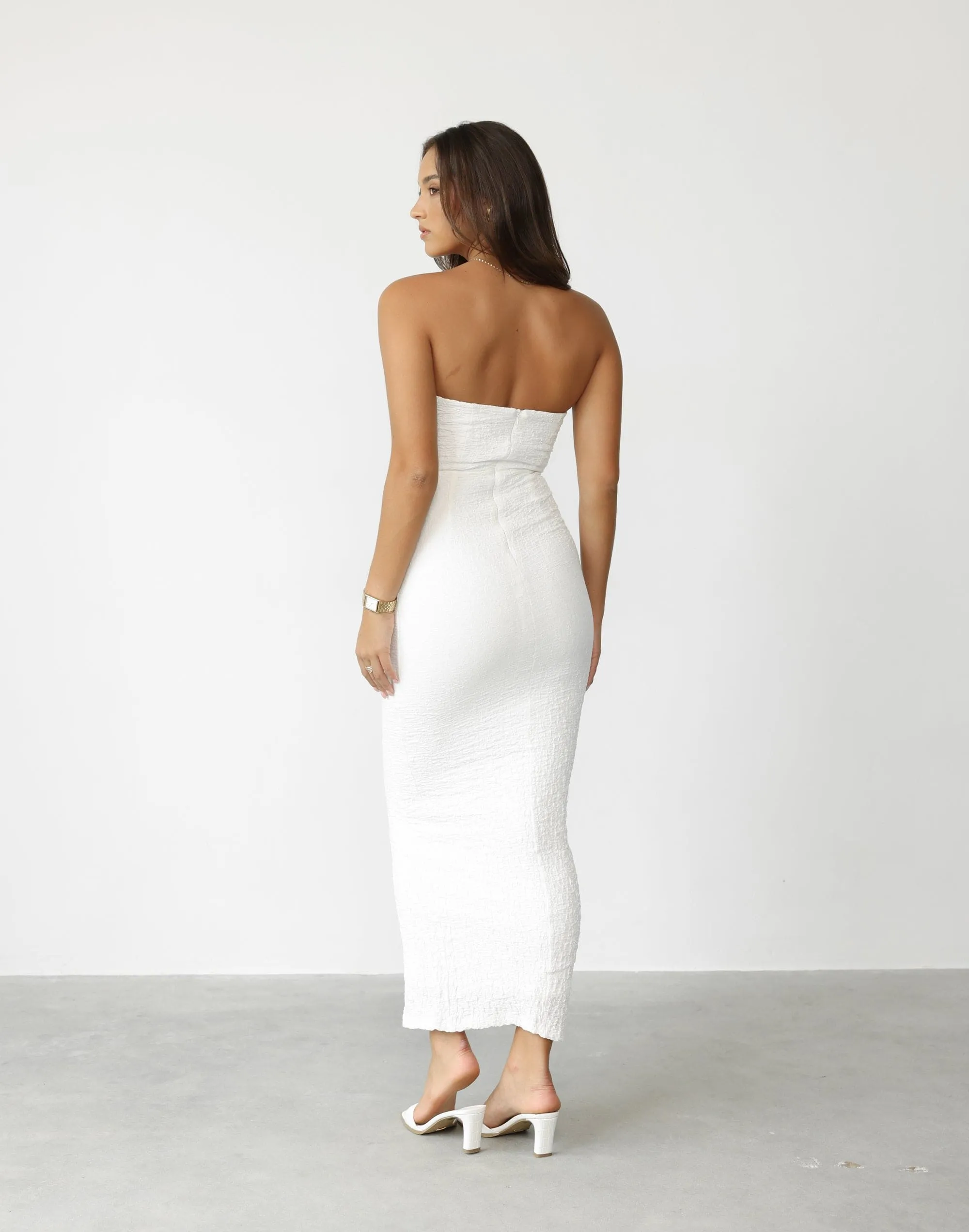 Korinna Maxi Dress (White)