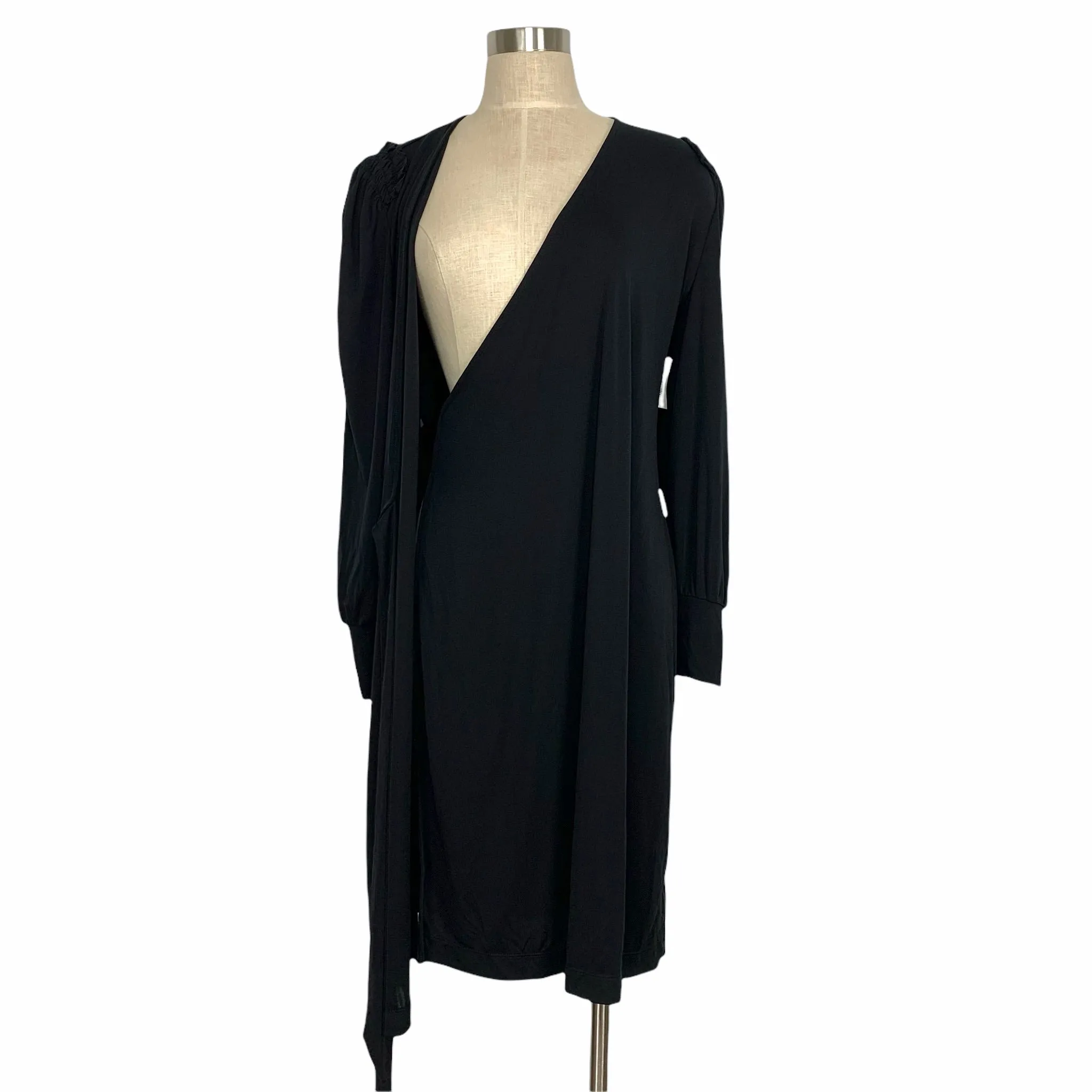 Lark & Ro Black Wrap Dress NWT- Size L