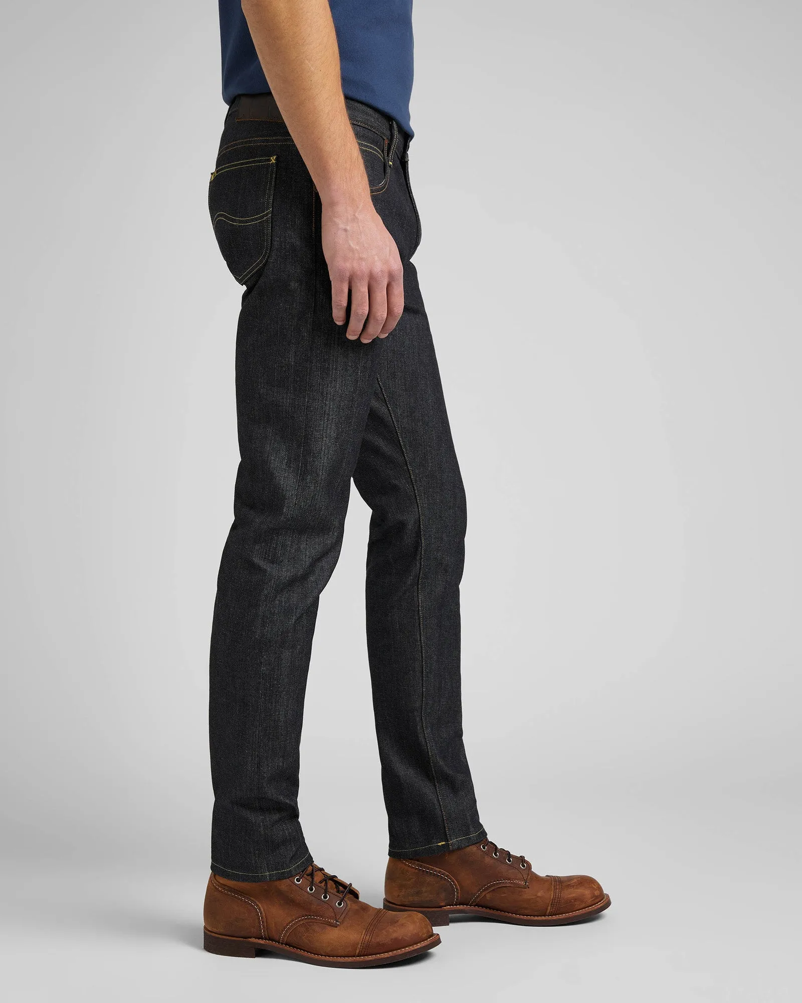 Lee 101 Rider Slim Fit Recycled Cotton 15oz Selvedge Mens Jeans - Dry