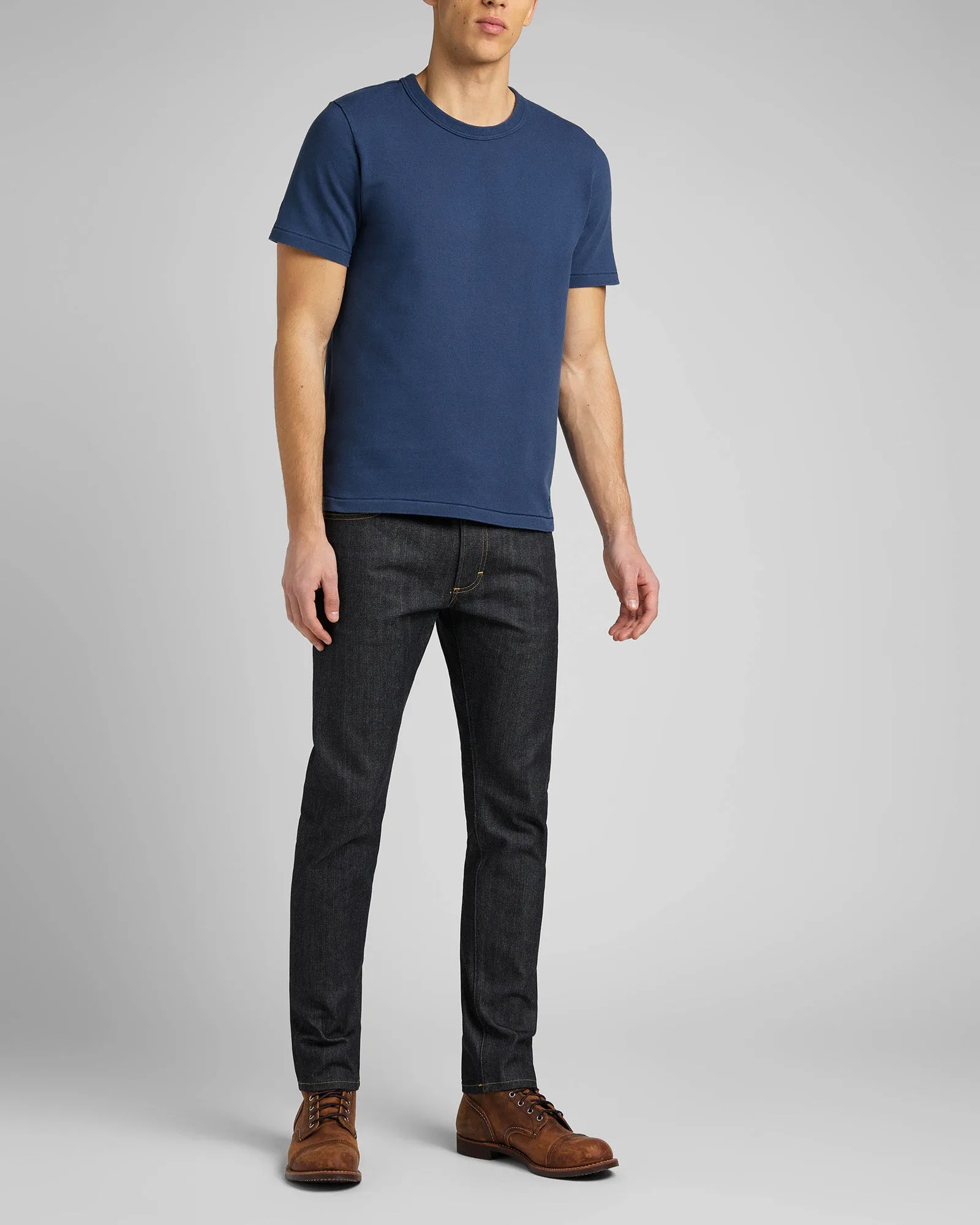 Lee 101 Rider Slim Fit Recycled Cotton 15oz Selvedge Mens Jeans - Dry