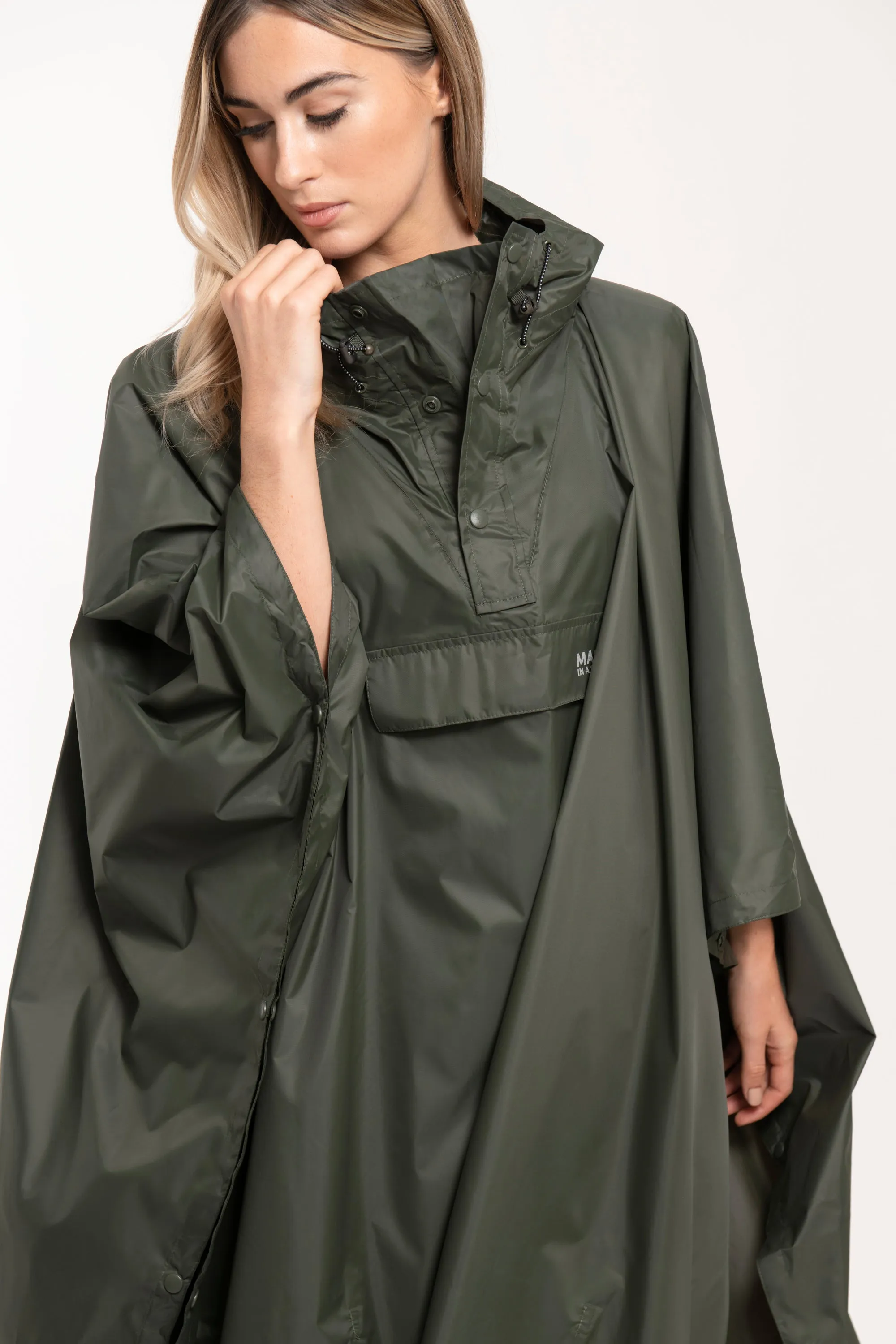 Mac In A Sac Packable Waterproof Unisex Poncho - Khaki