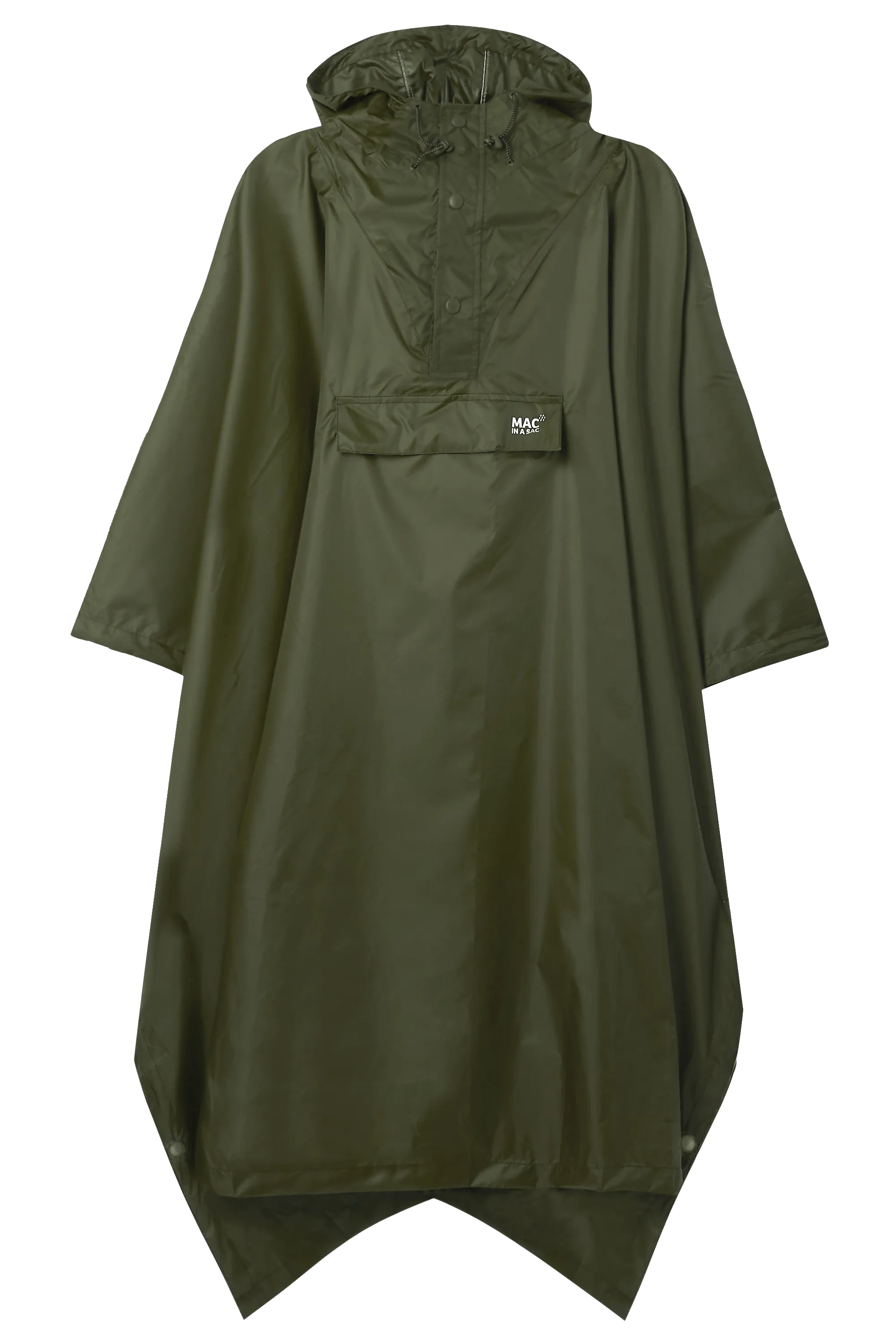 Mac In A Sac Packable Waterproof Unisex Poncho - Khaki