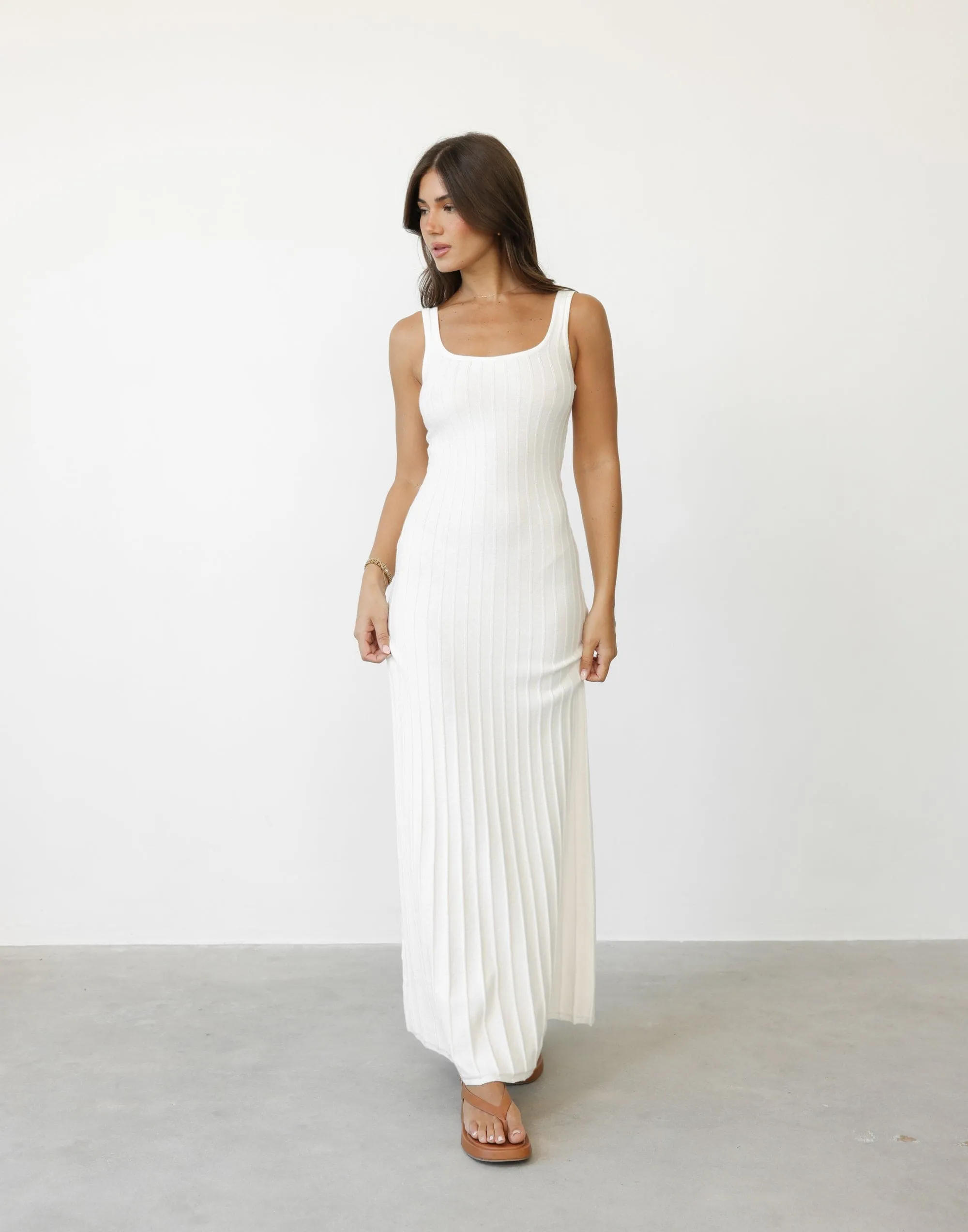 Marzia Maxi Dress (Cream)