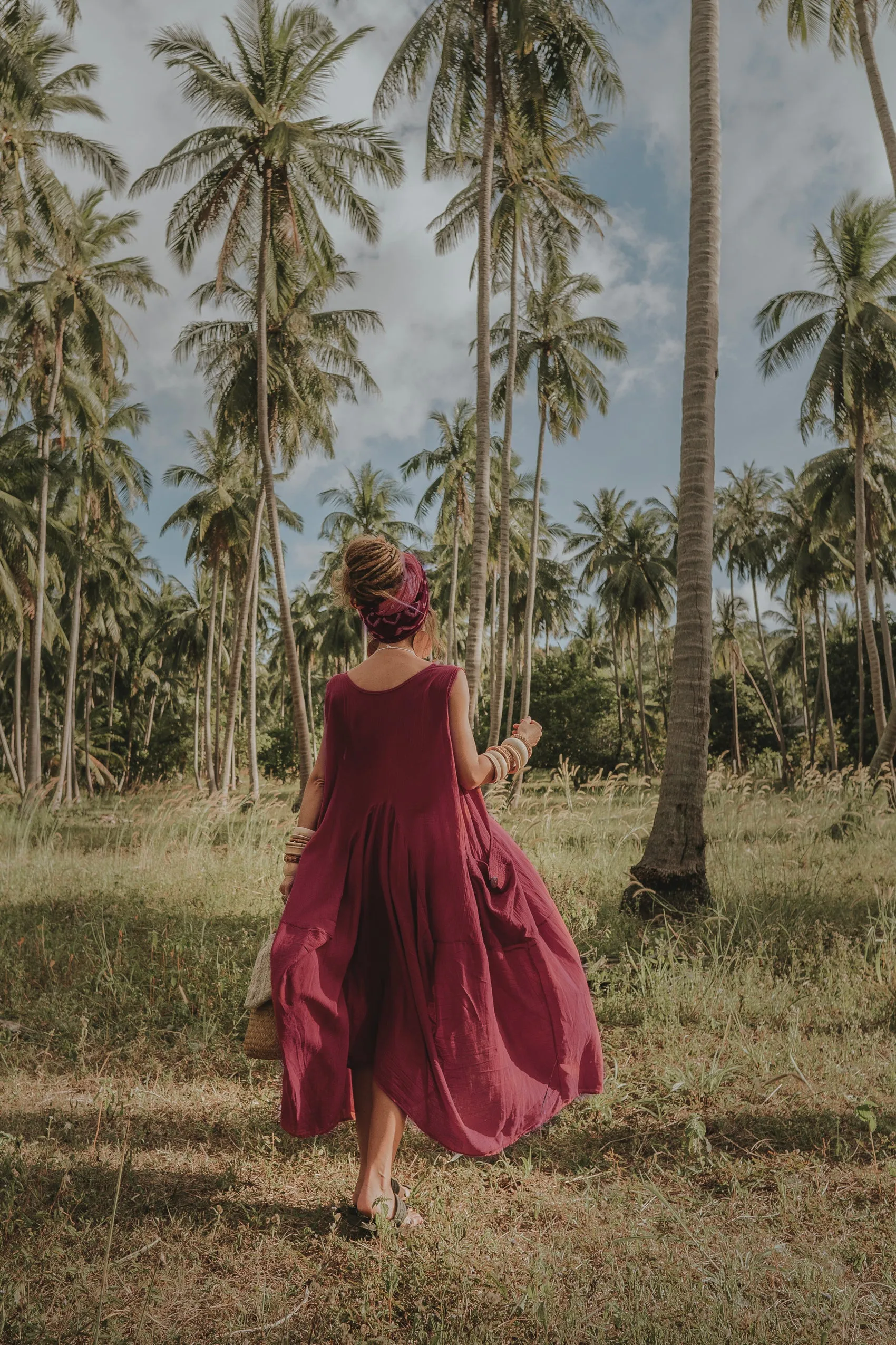 Maxi Dress Wayan Red