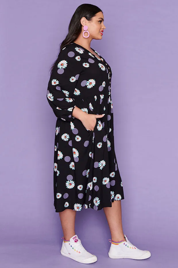 Maxima Daisies and Spots Dress