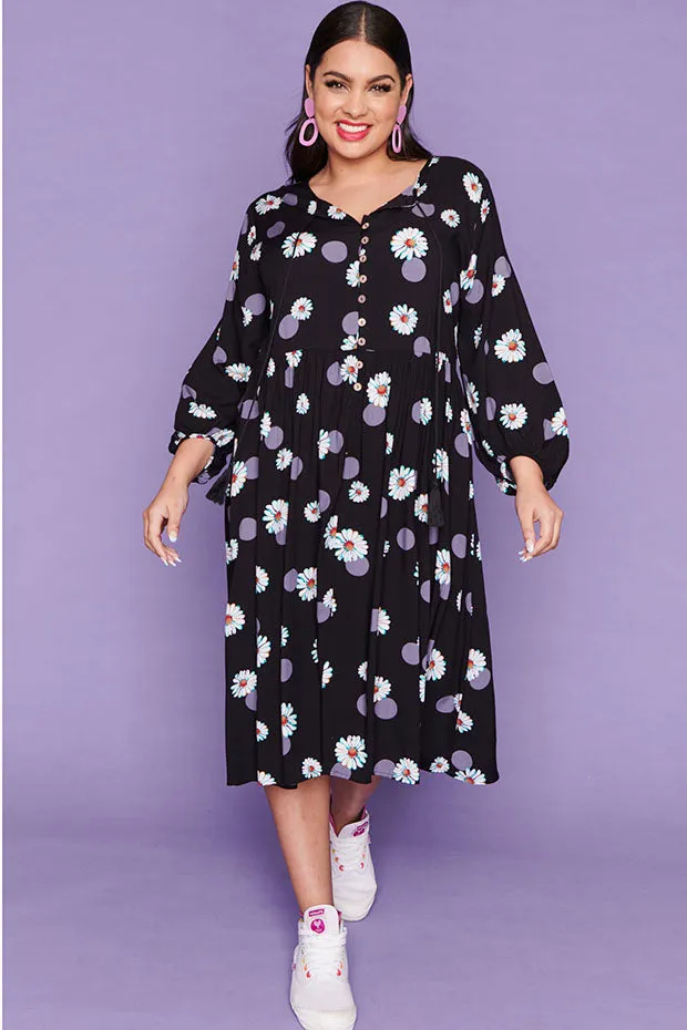 Maxima Daisies and Spots Dress