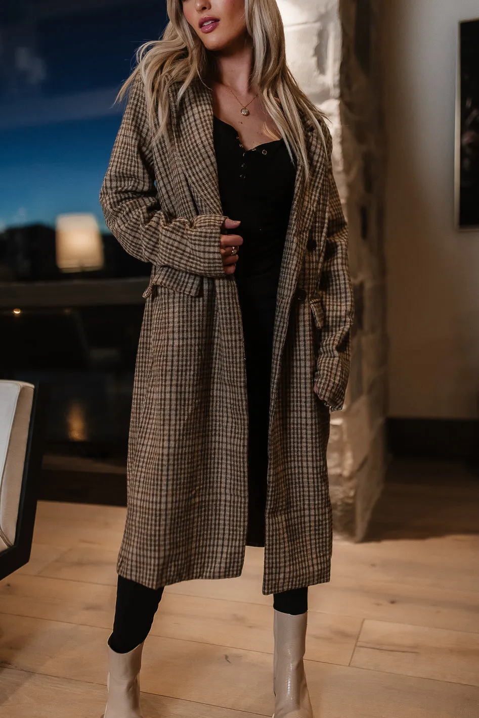 Mckenna Plaid Coat - FINAL SALE