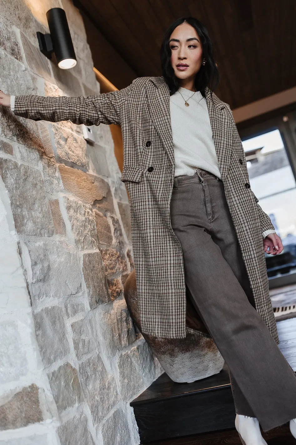 Mckenna Plaid Coat - FINAL SALE