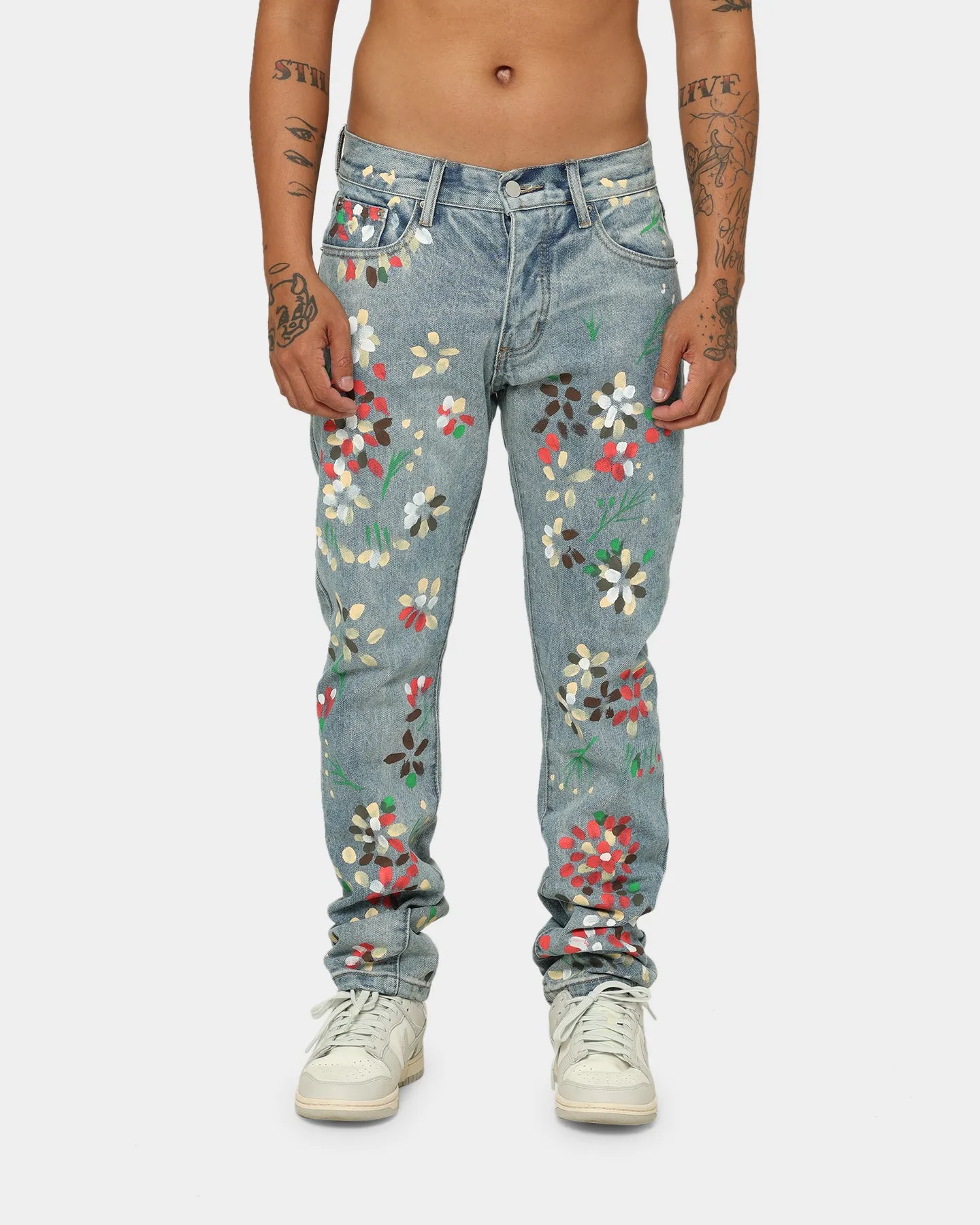 MNML D27 Flora Denim Jeans Blue