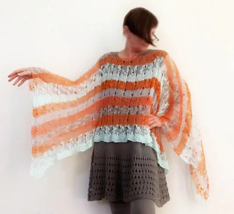 Neuf poncho knit kits, 40% off