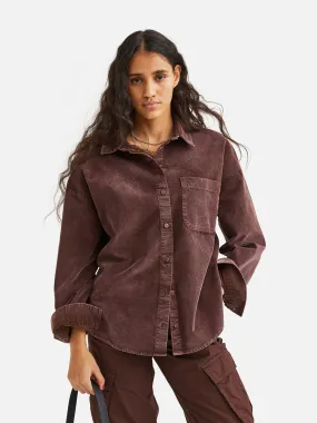 Oversized Corduroy Shirt