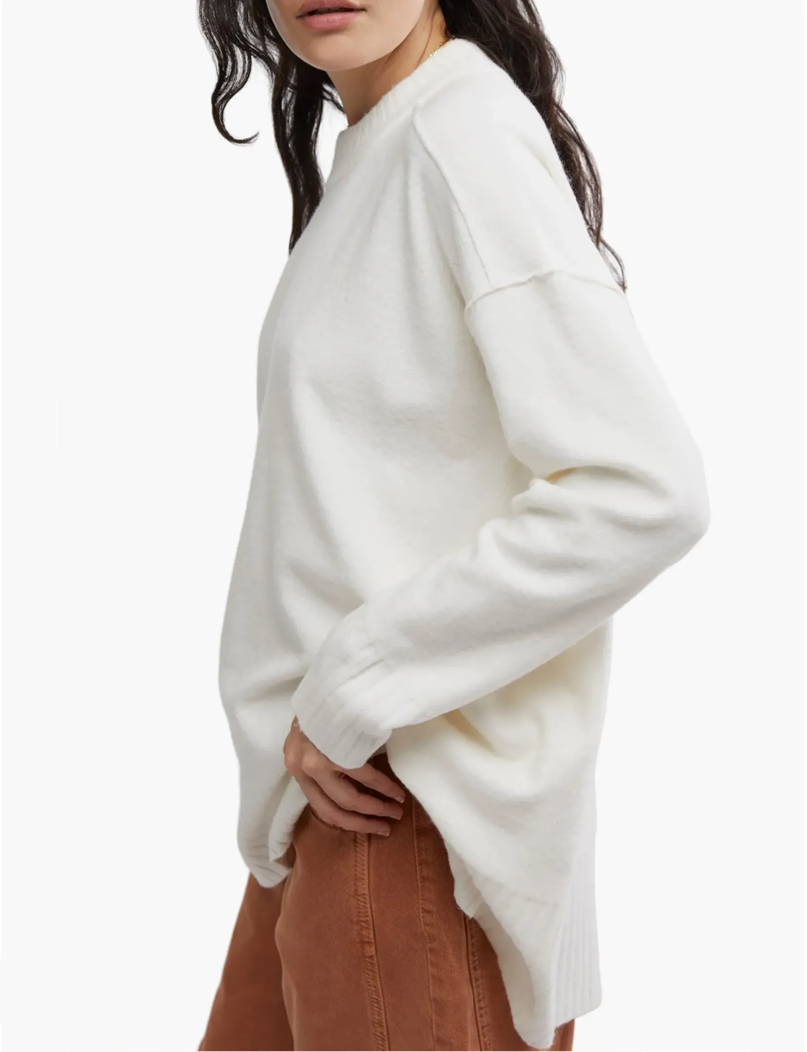 Phoebe Pullover, Stark White