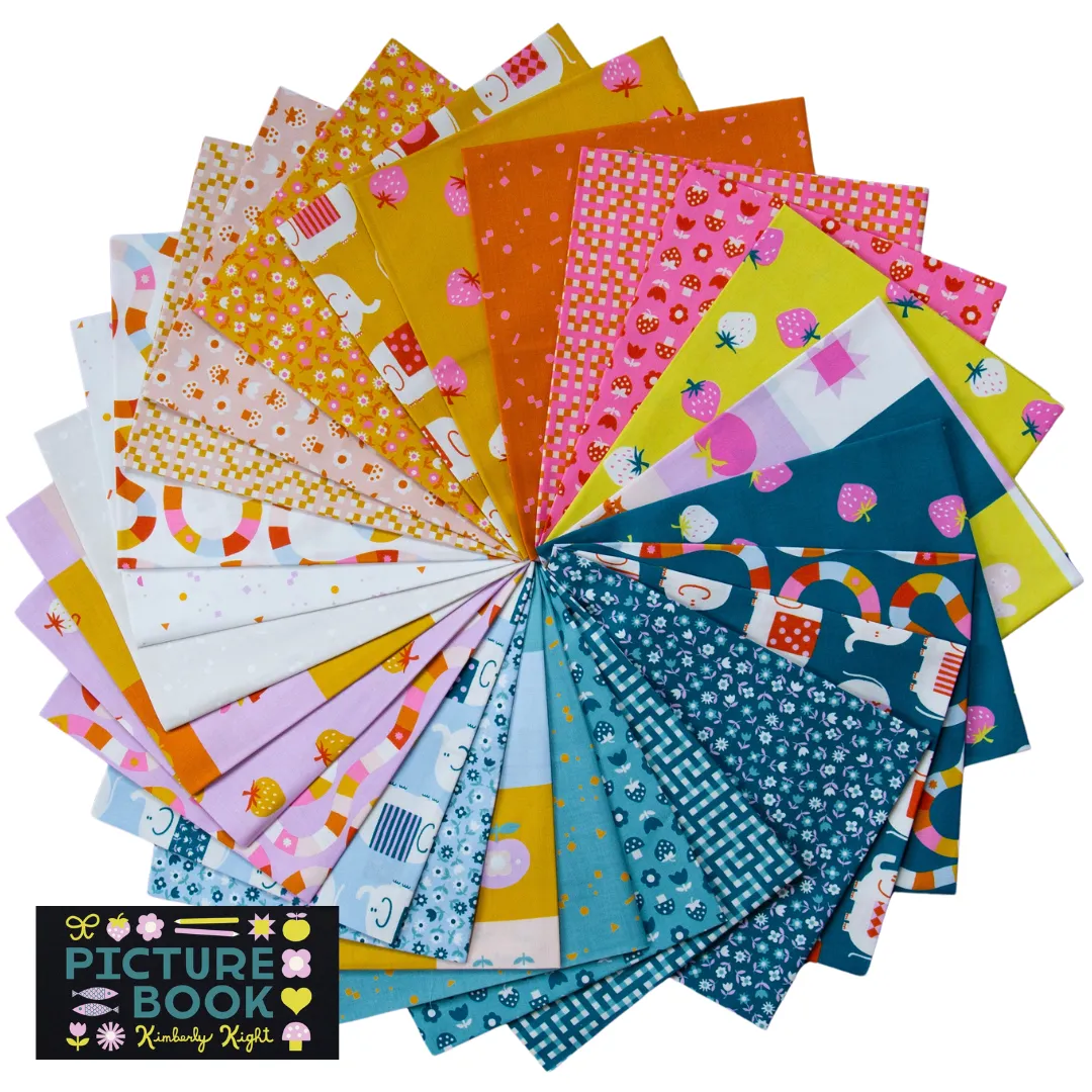 Picture Book Layer Cake by Kimberly Kight for Ruby Star Society | Moda Fabrics | RS3068LC | Precut Fabric Bundle