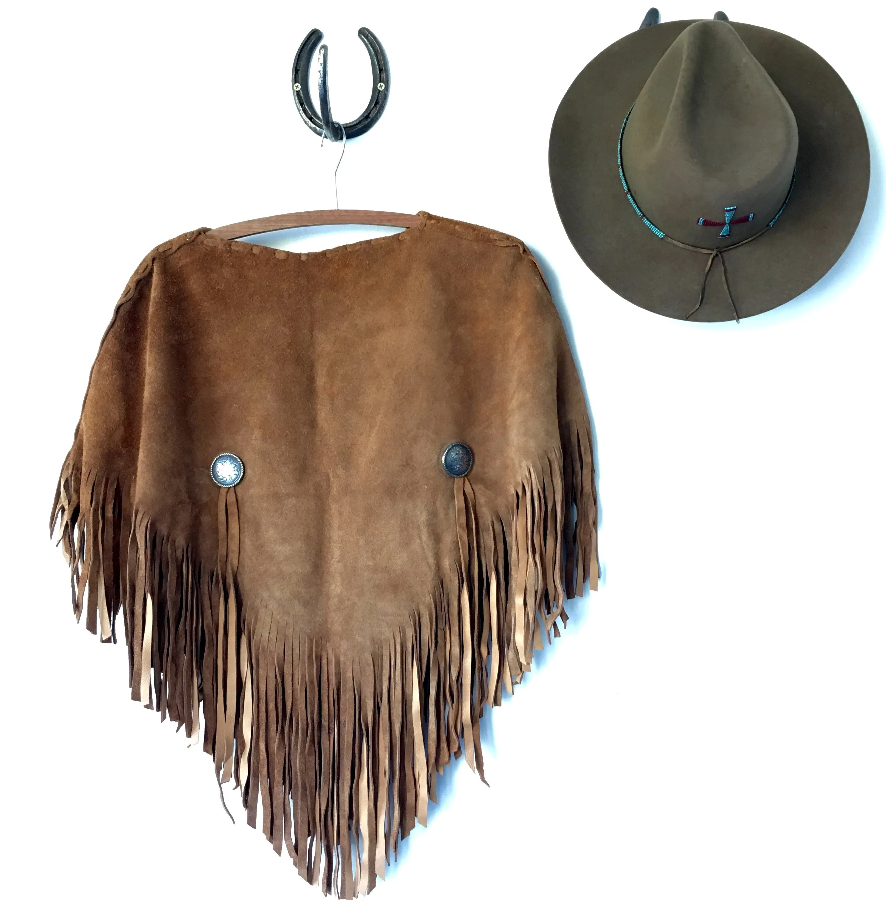 Poncho "Carmen Leather"