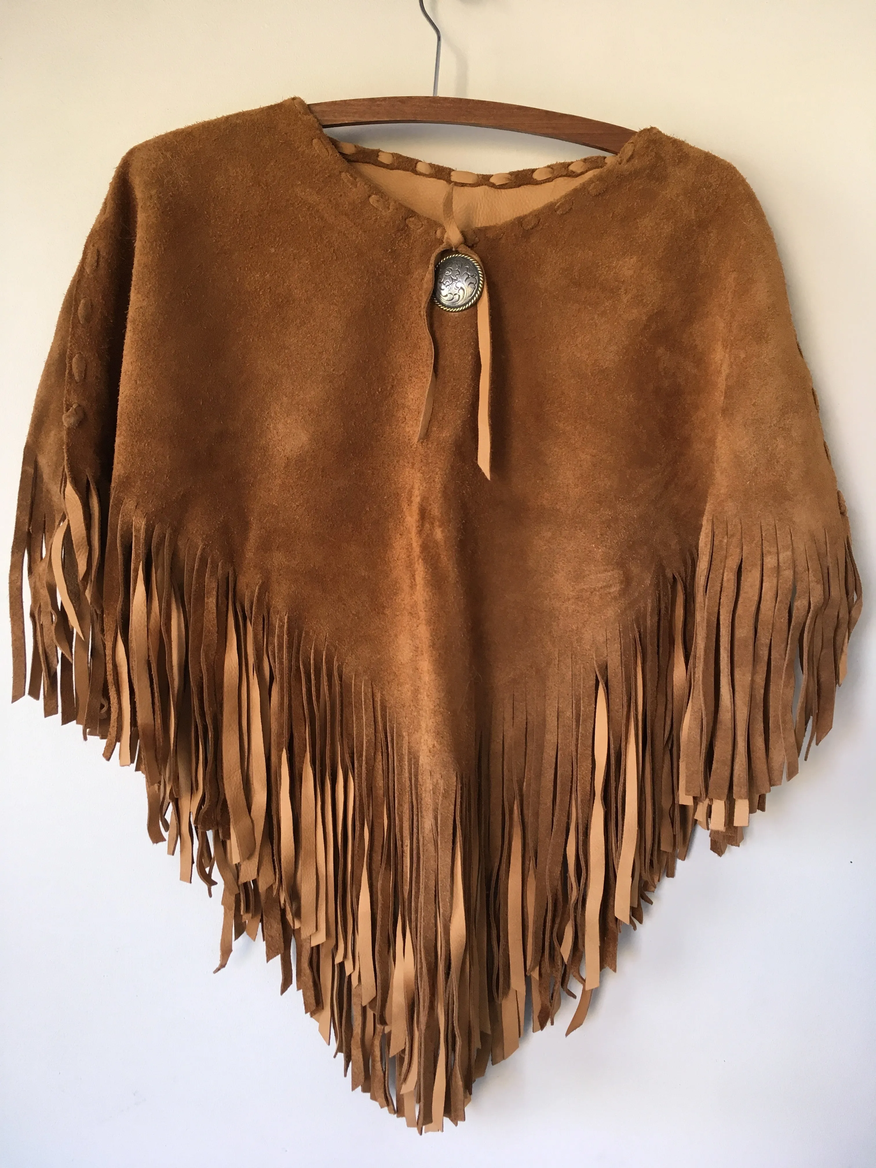 Poncho "Carmen Leather"