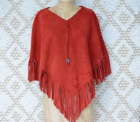 Poncho "Carmen Red"