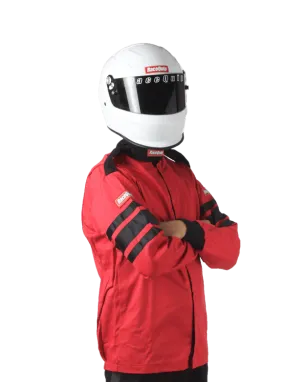 RaceQuip Single Layer Fire Suit Jacket - Red - Small - 111012