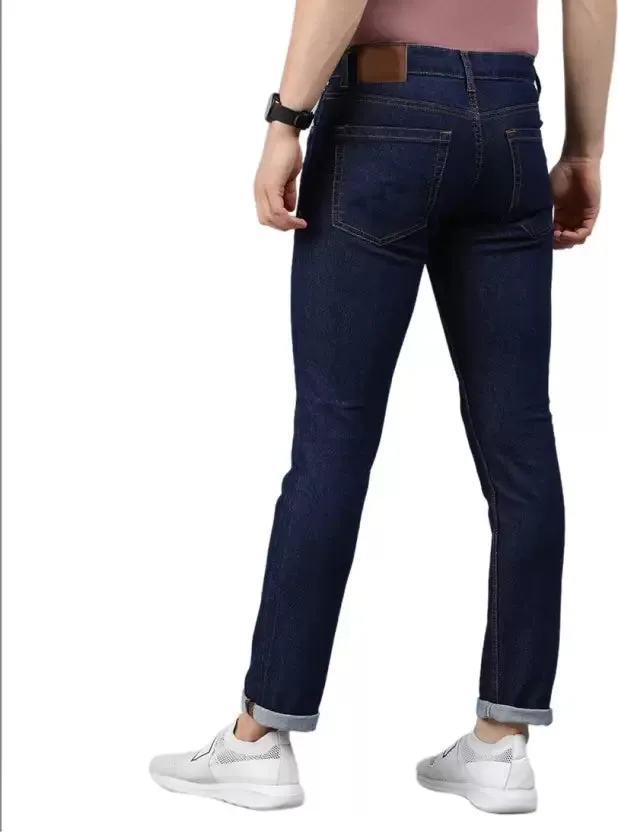 Regular Men Dark Blue Jeans