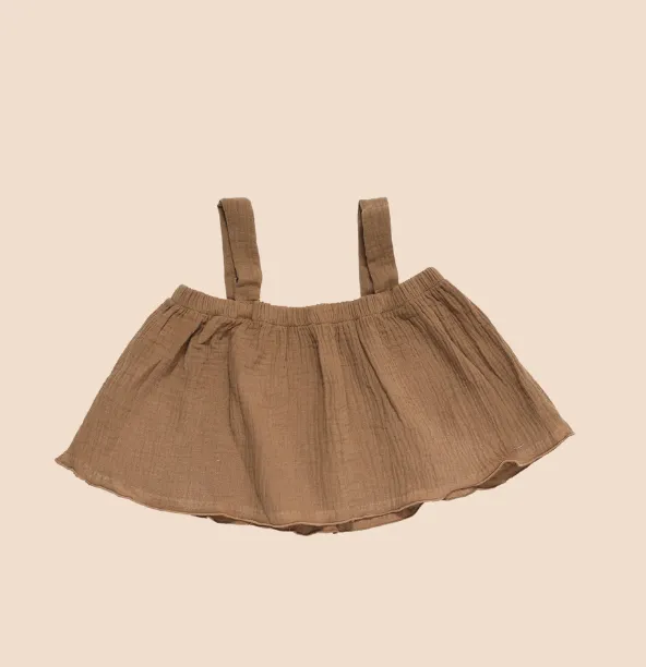 REM Paperbag Tank Top in Mocha