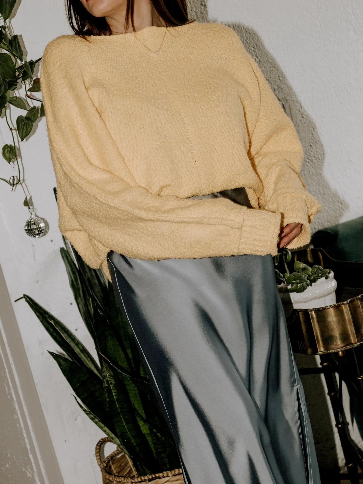 Reyes Sweater - Dusty Yellow