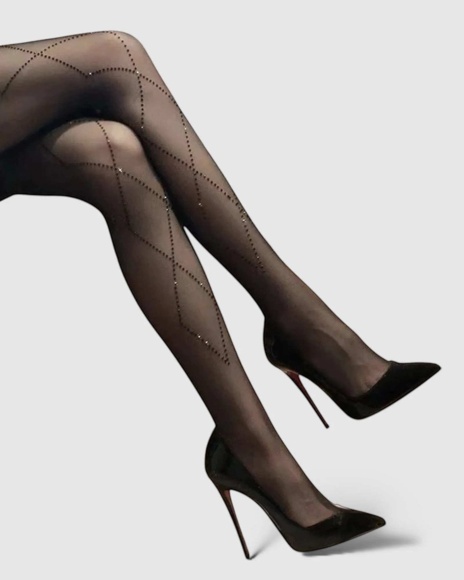 Richie Diamond Crystal Tights