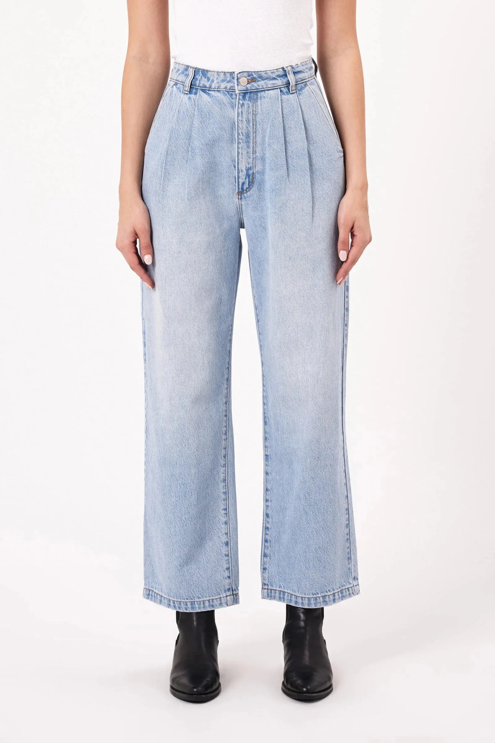 Rollas Chloe Pleat Denim