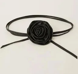 Rosette Leather Wrap Belt