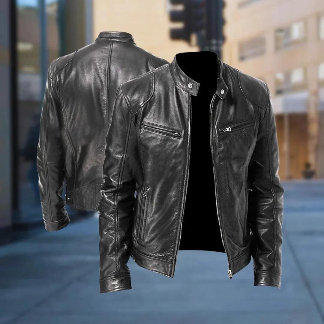 Sandro™ | Urban Vegan Leather Jacket