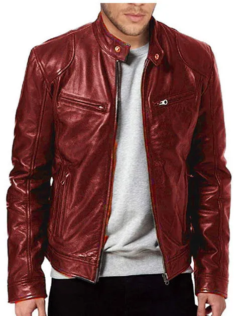 Sandro™ | Urban Vegan Leather Jacket