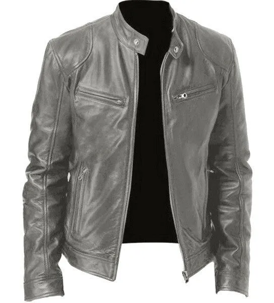 Sandro™ | Urban Vegan Leather Jacket