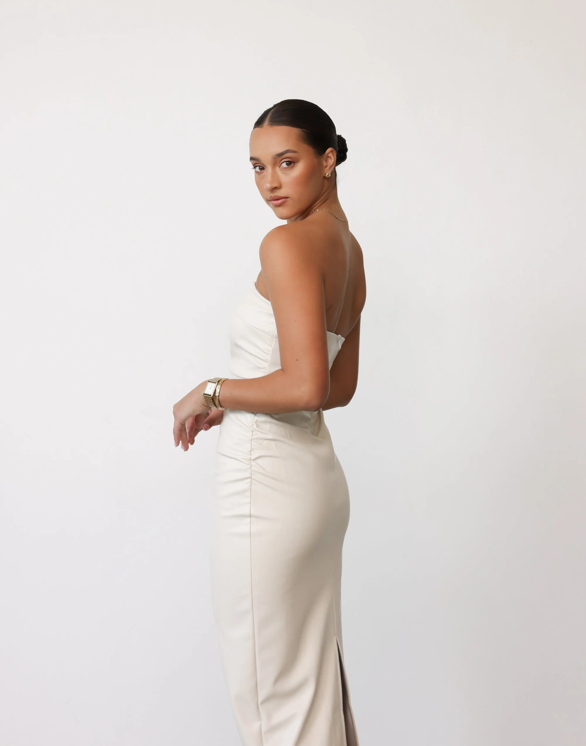 Sasha Maxi Dress (Cream)