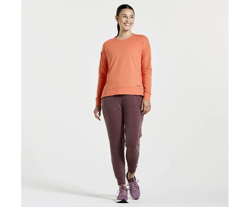 Saucony | Sunday Layer Top | Womens | Ember Heather