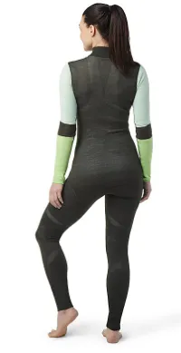 Smartwool: Women's Intraknit Thermal Merino Base Layer Colorblock 1/4 Zip