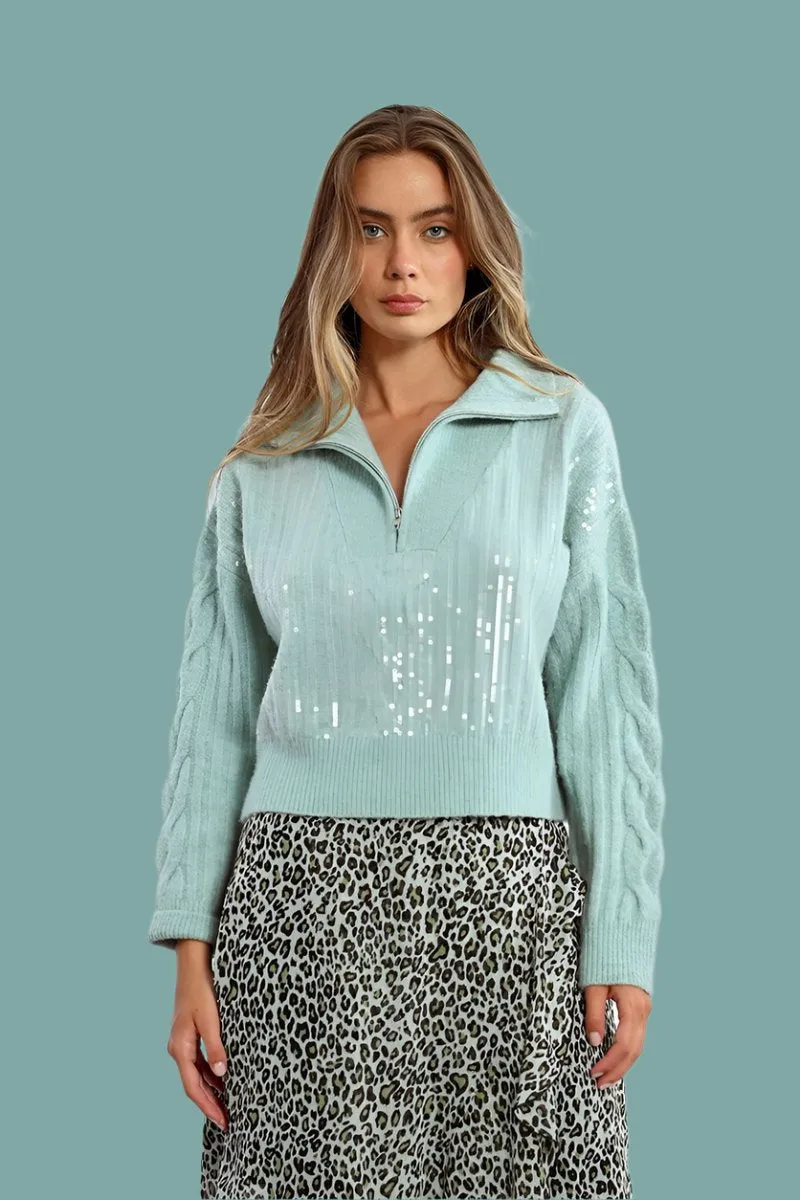 Spearmint Sweater