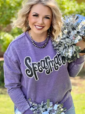 Spirit Poncho Fleece Sweatshirt with White Ink -  Customizable