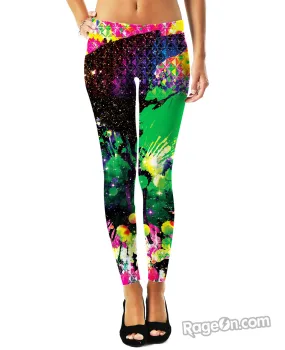 Splatter Space Leggings