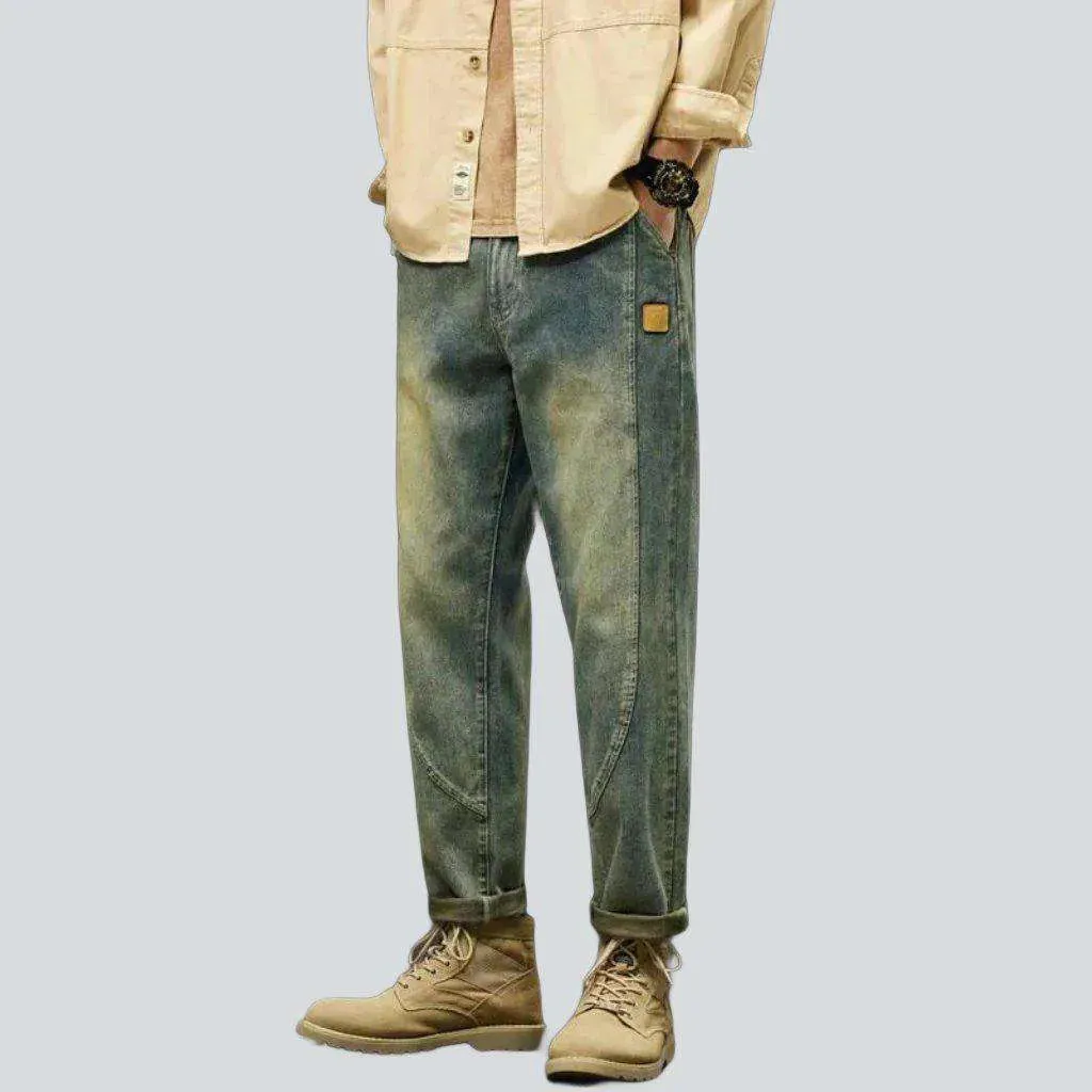 Streetwear vintage jeans for men