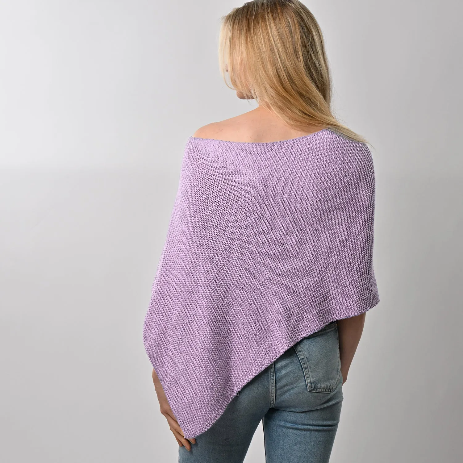 Summer Poncho Knitting Kit - Cotton Collection