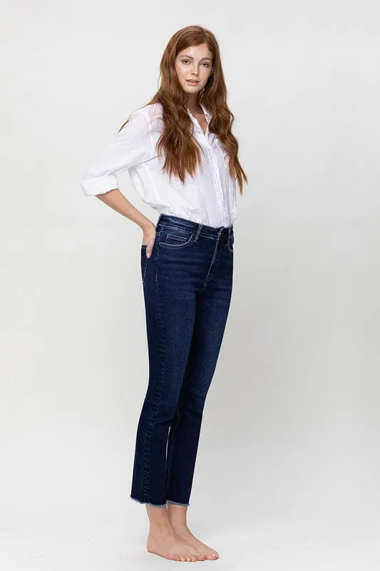 Super High Rise Stretch Slim Straight