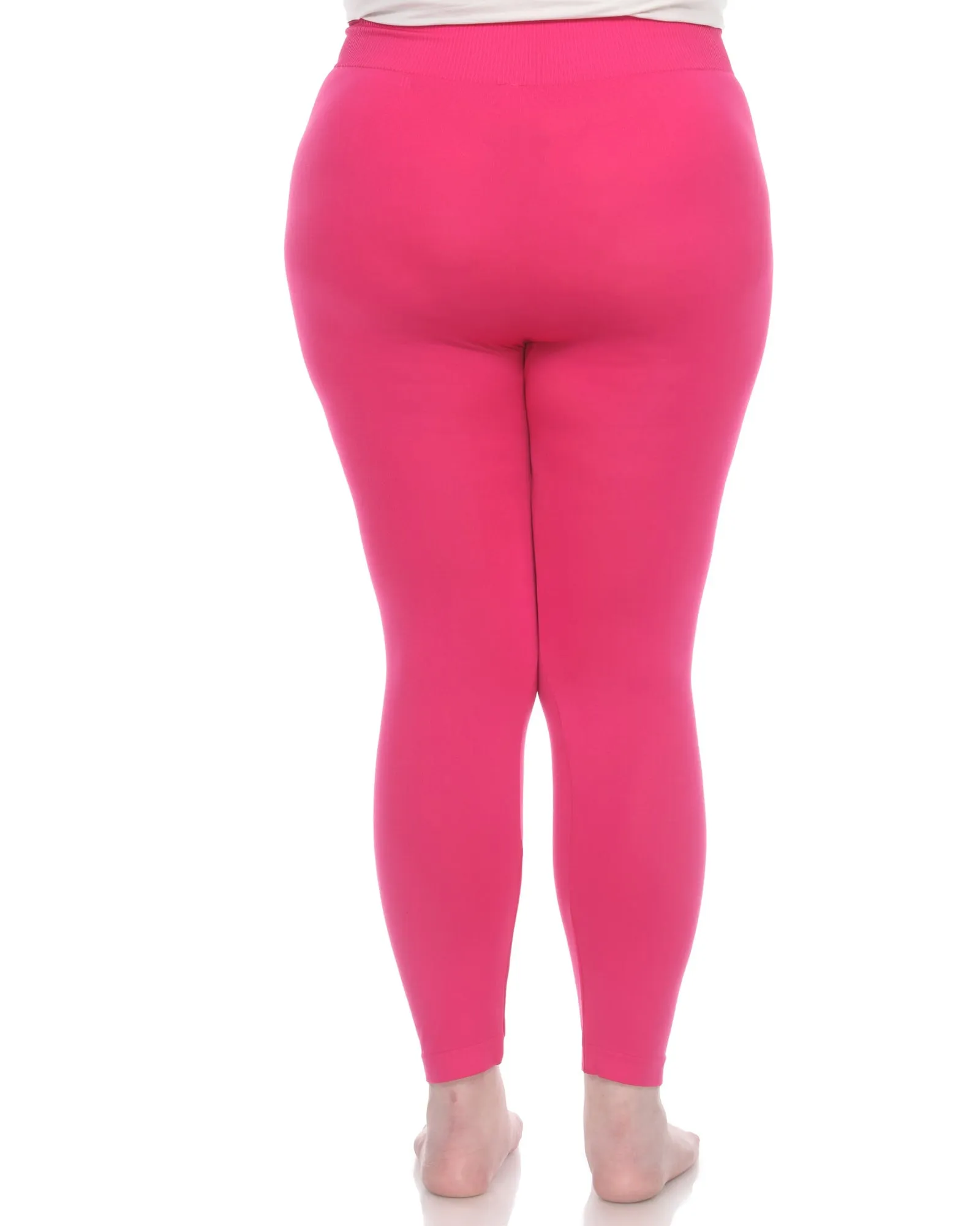 Super-Stretch Solid Leggings | Fuchsia