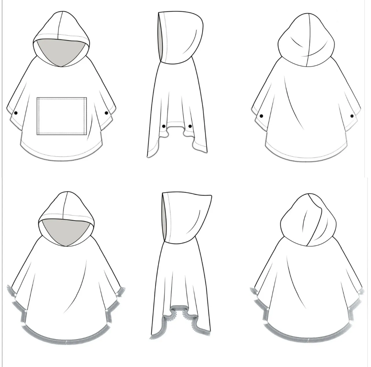 The Beach Poncho Sewing Pattern