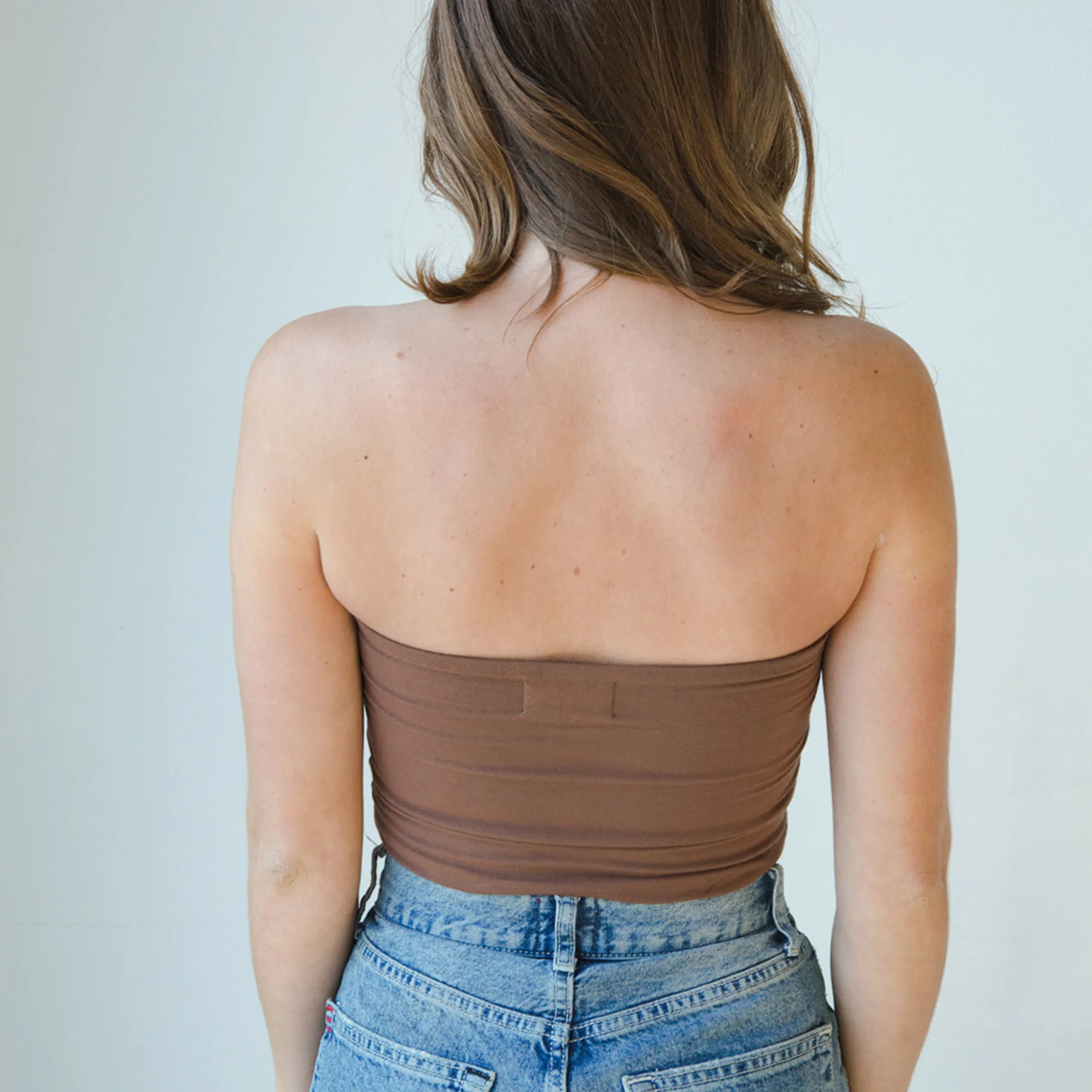 The Hunter - Double Layer Bandeau - Dark Nude