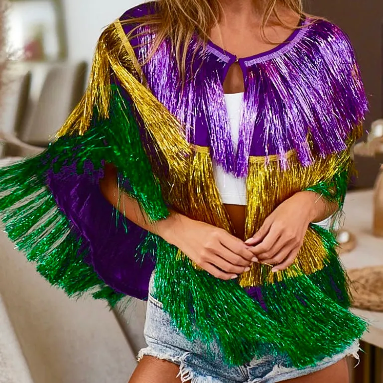 TINSEL PONCHO