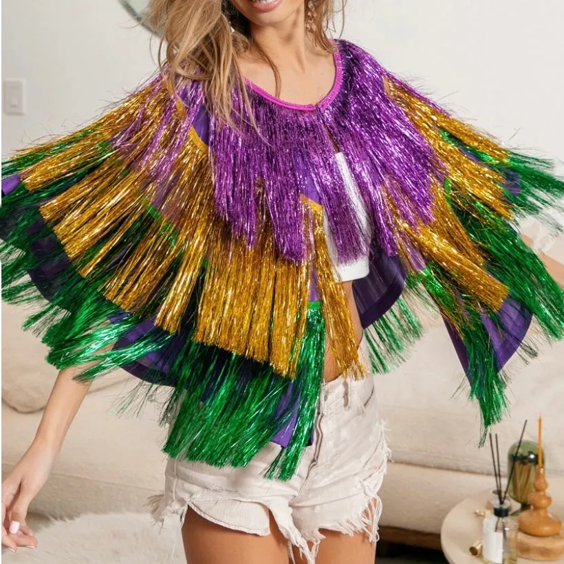 TINSEL PONCHO