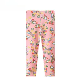 Toddler/Kid Girl's Blossom Butterflies Print Design Leggings