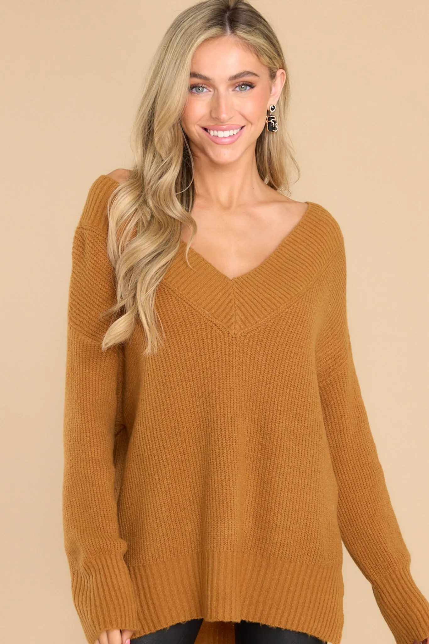 Together Again Caramel Sweater